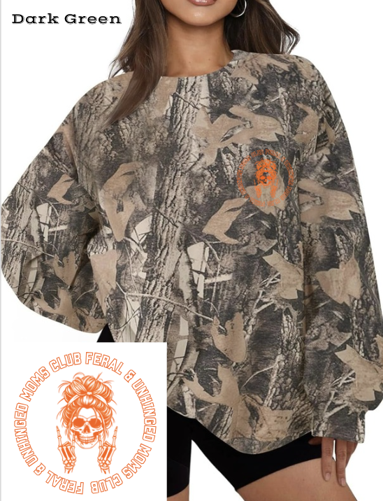 Feral & Unhinged Moms Club Crewneck