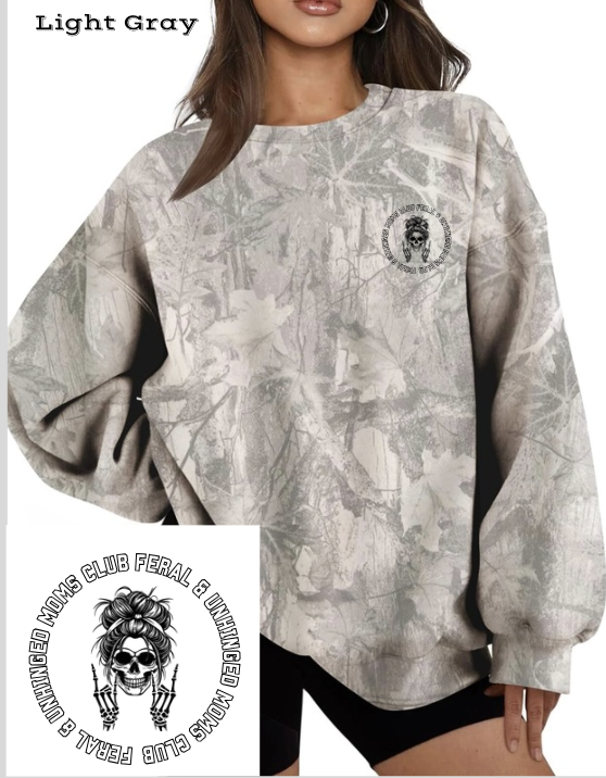 Feral & Unhinged Moms Club Crewneck