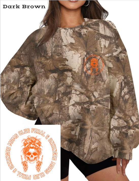 Feral & Unhinged Moms Club Crewneck