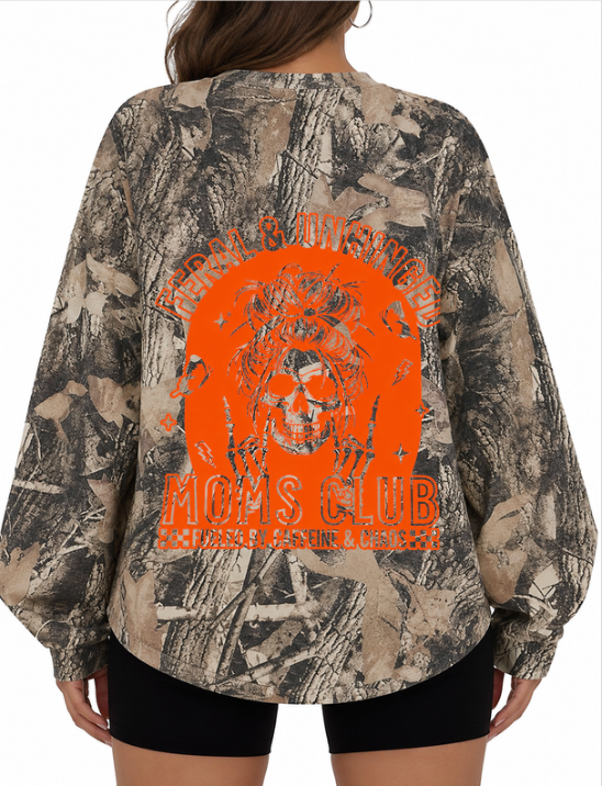 Feral & Unhinged Moms Club Crewneck